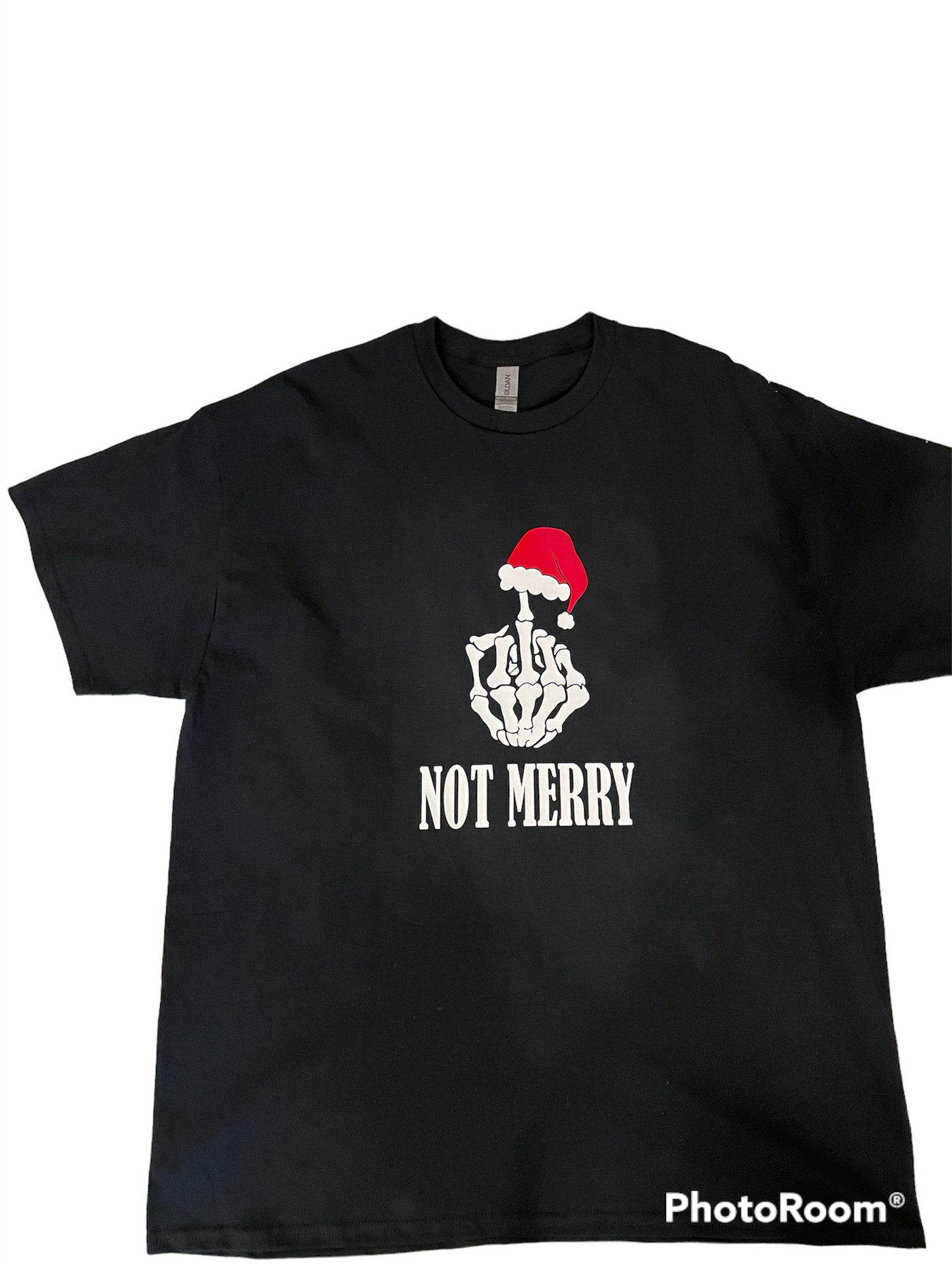NOT MERRY -Christmas Tee image 0