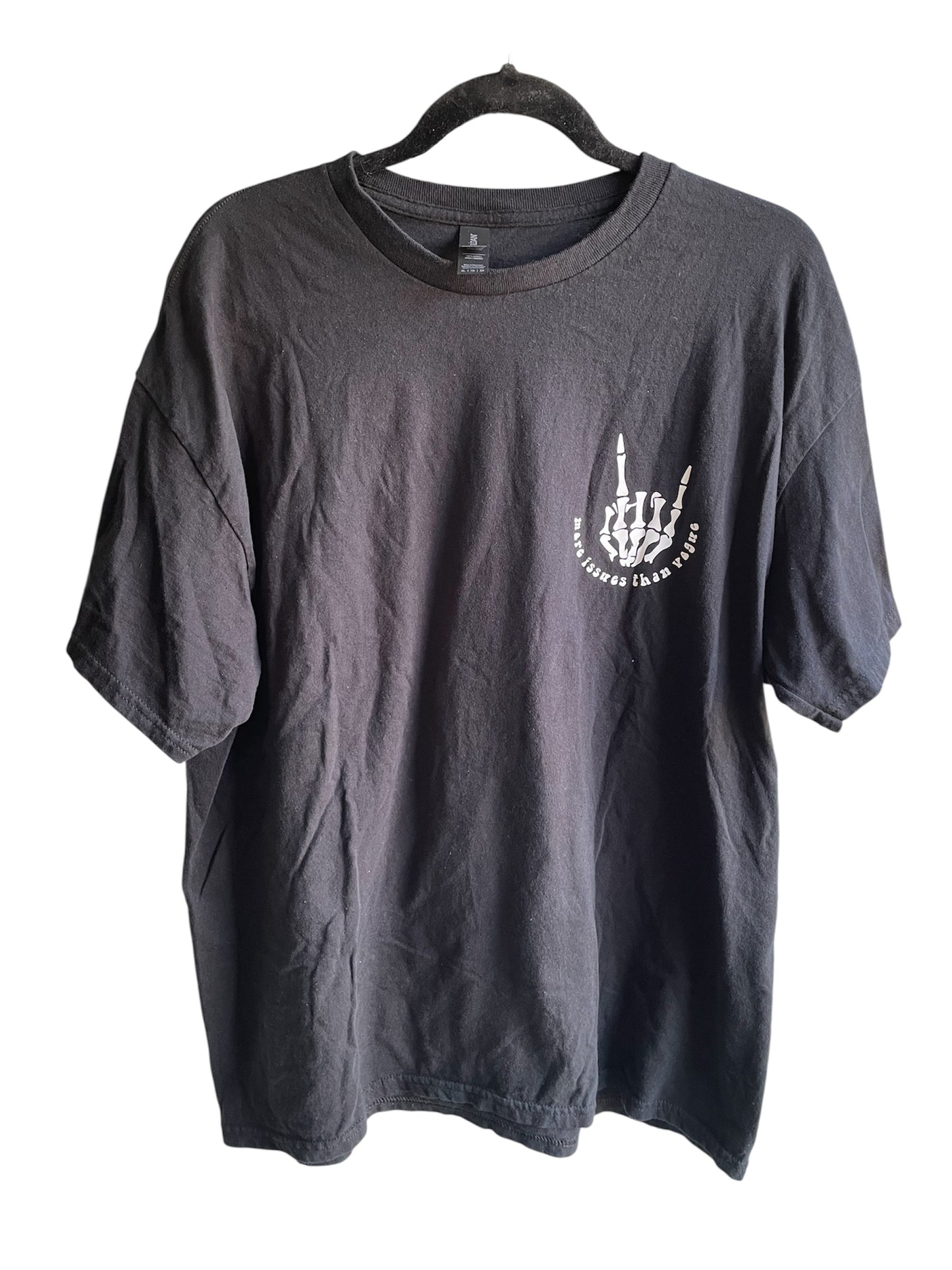 NOT FRIENDLY- Black Tee - “Issues” image 1