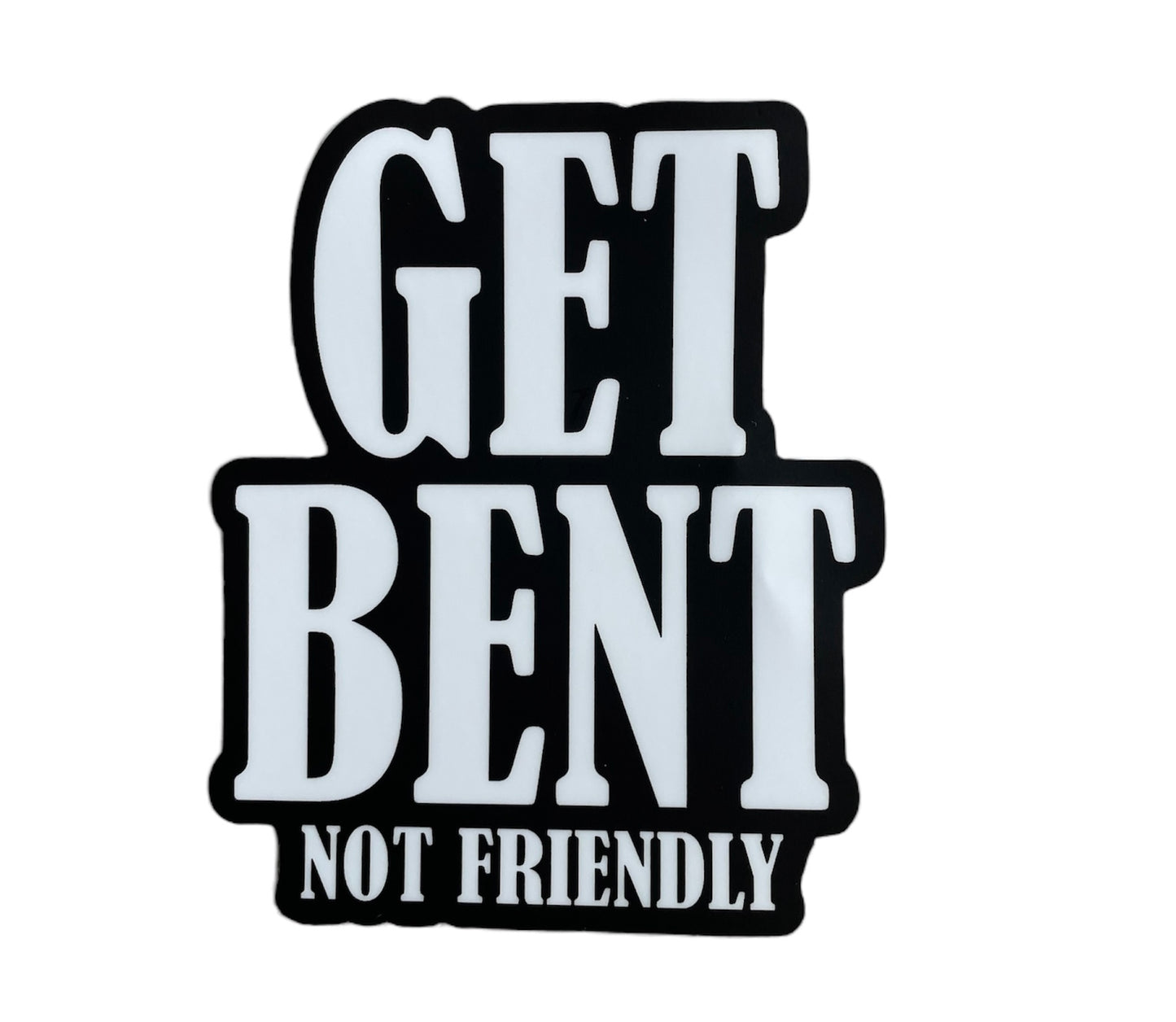 GET BENT Sticker image 0
