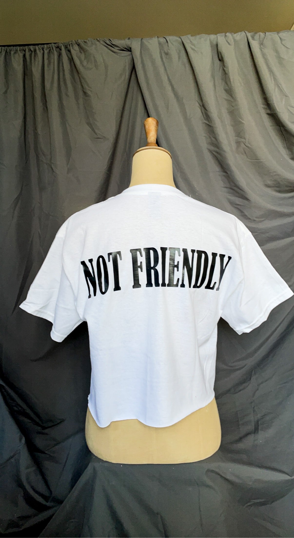 NOT FRIENDLY- White Crop "Security" image 1