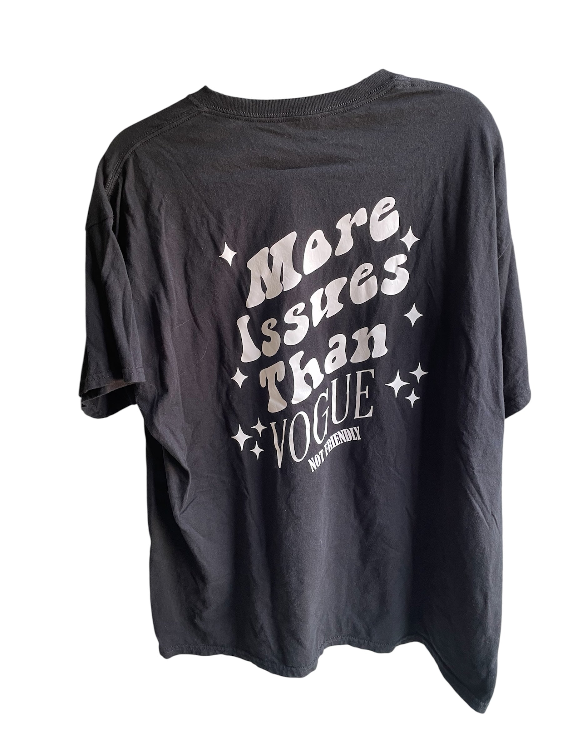 NOT FRIENDLY- Black Tee - “Issues” image 0