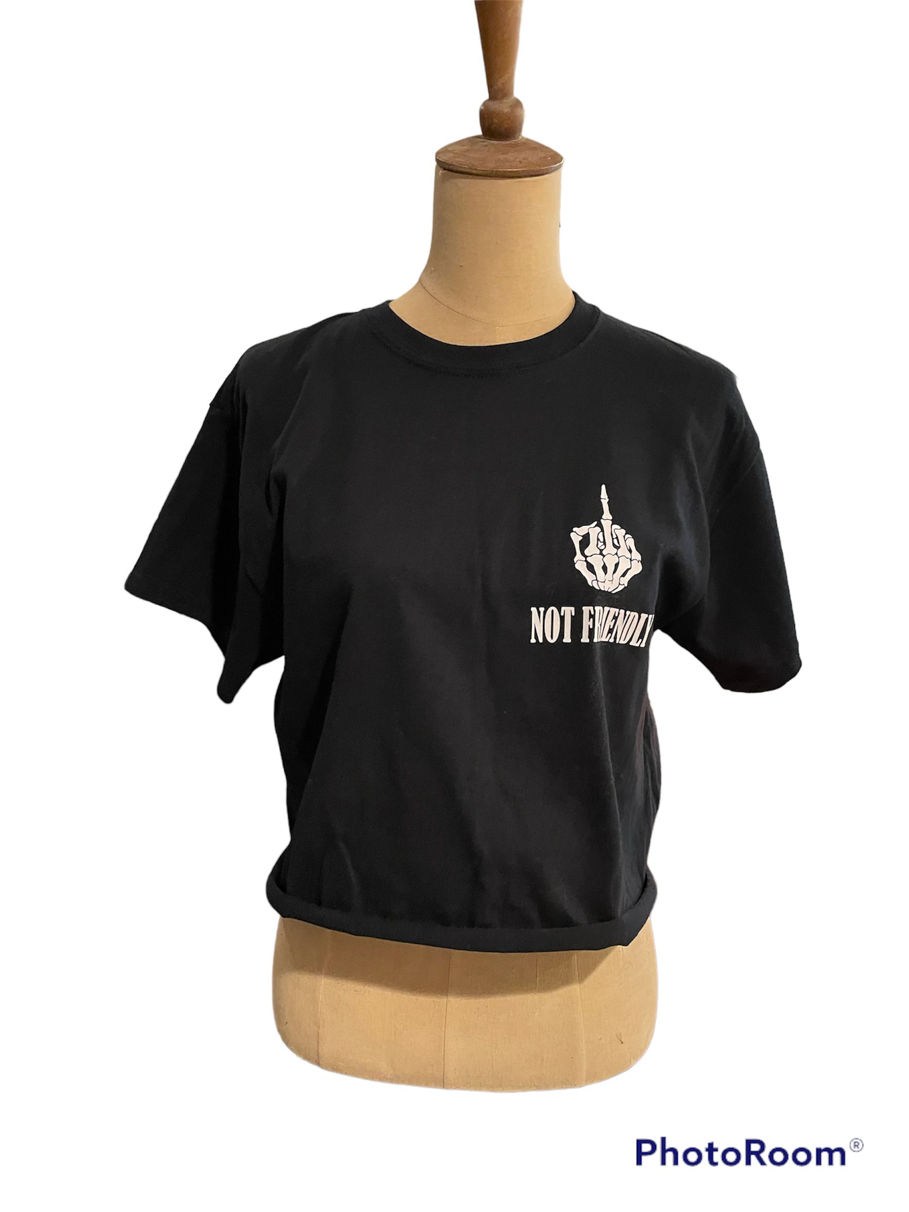 NOT FRIENDLY- Black Crop "Security" image 0