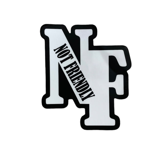 NOT FRIENDLY SFW Sticker  image 0