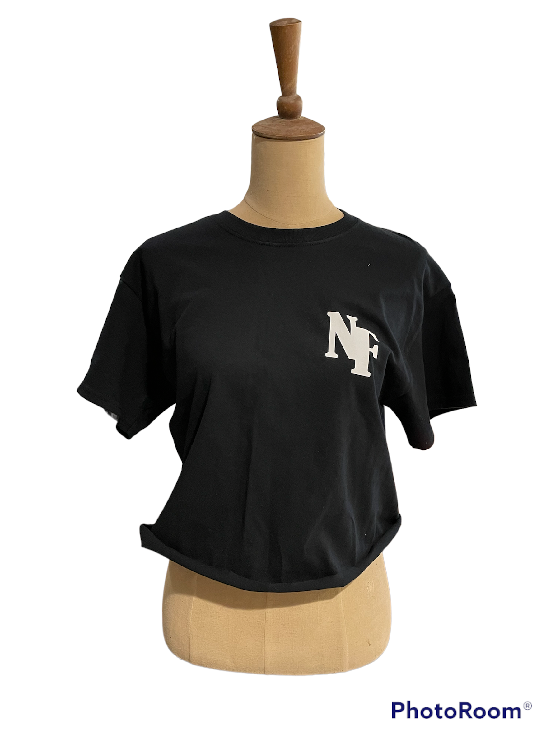 NOT FRIENDLY- Black Crop "F-Off" image 0