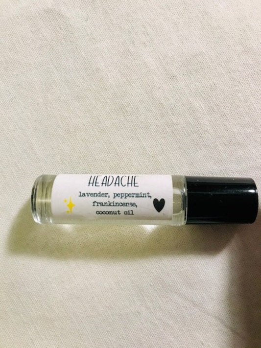Headache Relief Essential Oil Rollerball - 10ml image 0