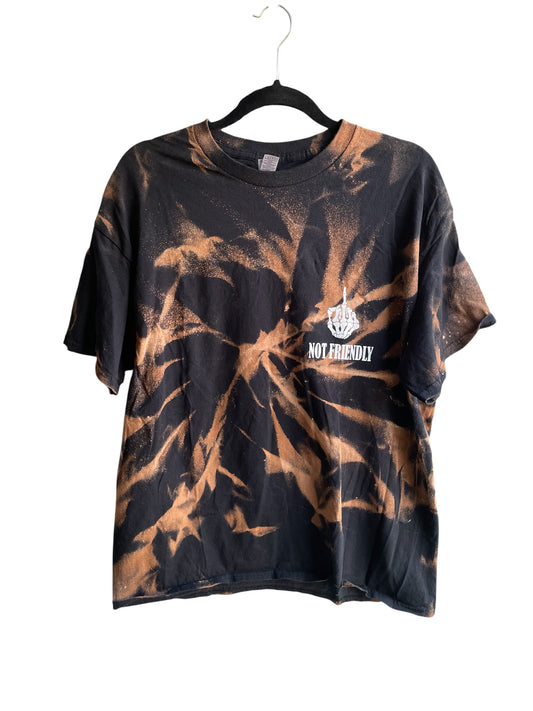 NOT FRIENDLY- Black Bleached Dyed *REMIXED* "Security" image 0